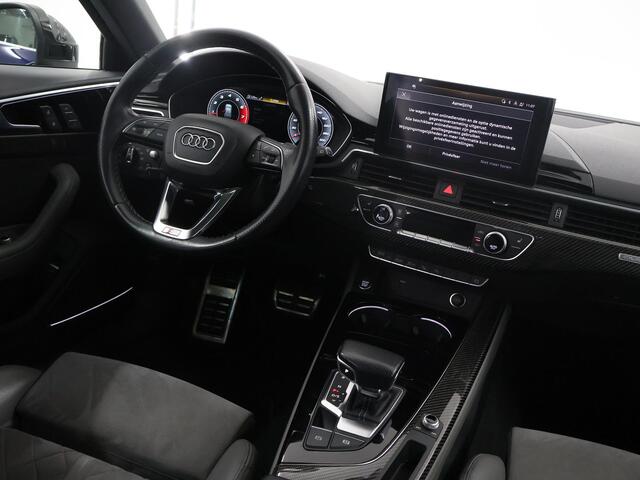 Audi A4 Avant 40 TFSI S Line | Quattro | B&O Audio | Panoramadak | Ele.verstelbare stoelen + Geheugen | Stoelverwarming v + a | Apple CarPlay/Android Auto | 360 Camera | Ele. wegklapbare trekhaak | Sport-Chassis | Matrix-Led | HUD | Sportstoelen |