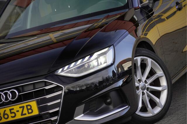 Audi A4 Avant 35 TFSI 150PK! Automaat Business Edition BJ2020 Lmv 18" | Led V+A | Pdc | Navi | Sideskirts | Elek. achterklep | 360° Camera | App-Connect | Dashboard verlichting | Virtual cockpit | Climate control | Cruise control | Verwarmde voorstoelen