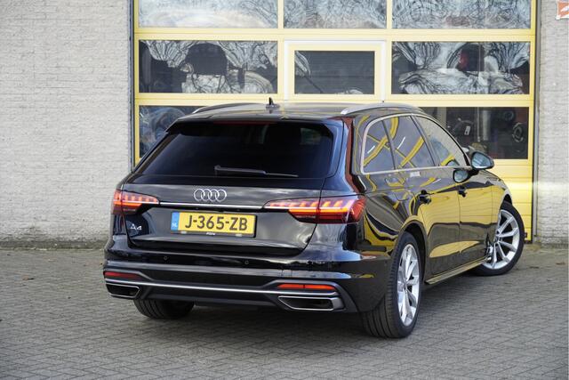 Audi A4 Avant 35 TFSI 150PK! Automaat Business Edition BJ2020 Lmv 18" | Led V+A | Pdc | Navi | Sideskirts | Elek. achterklep | 360° Camera | App-Connect | Dashboard verlichting | Virtual cockpit | Climate control | Cruise control | Verwarmde voorstoelen