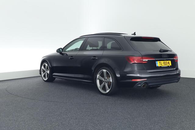Audi A4 Avant 2.0 TFSI 190pk MHEV Sport S line Black Edition Panoramadak Leder Virtual Cockpit Stoelverwarming Camera ACC