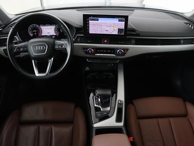 Audi A4 35 TFSI Business Edition | Leder | Stoelverwarming | Adaptive cruise | Virtual Cockpit | Sportstoelen | Carplay | Full LED | Navigatie | Parkeerhulp | Climate control | DAB | Bluetooth