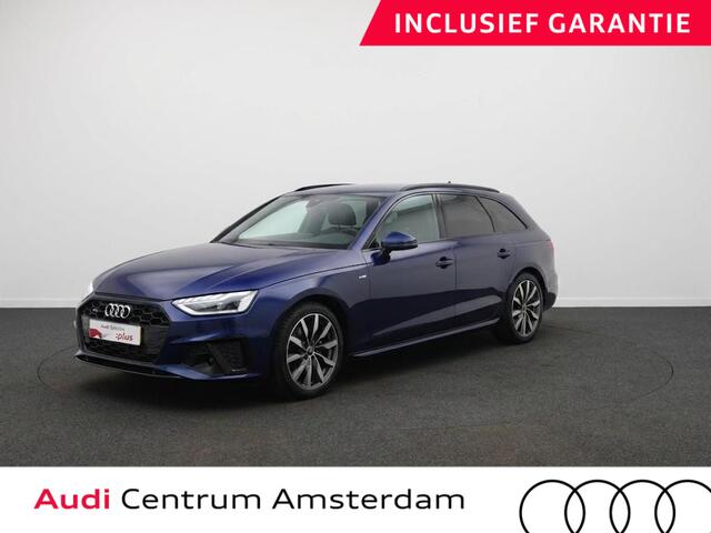 Audi A4 Avant 35 TFSI S edition Competition 150 pk S-tronic| Private lease vanaf ¤760,- pm | Verlengde garantie | Navigatie | Parkeersensoren | Autom. airco (3 zones) | Stoelverwarming | S-Line |