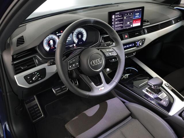 Audi A4 Avant 35 TFSI S edition Competition 150 pk S-tronic| Private lease vanaf ¤760,- pm | Verlengde garantie | Navigatie | Parkeersensoren | Autom. airco (3 zones) | Stoelverwarming | S-Line |