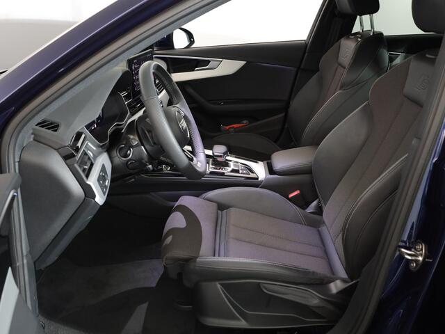 Audi A4 Avant 35 TFSI S edition Competition 150 pk S-tronic| Private lease vanaf ¤760,- pm | Verlengde garantie | Navigatie | Parkeersensoren | Autom. airco (3 zones) | Stoelverwarming | S-Line |