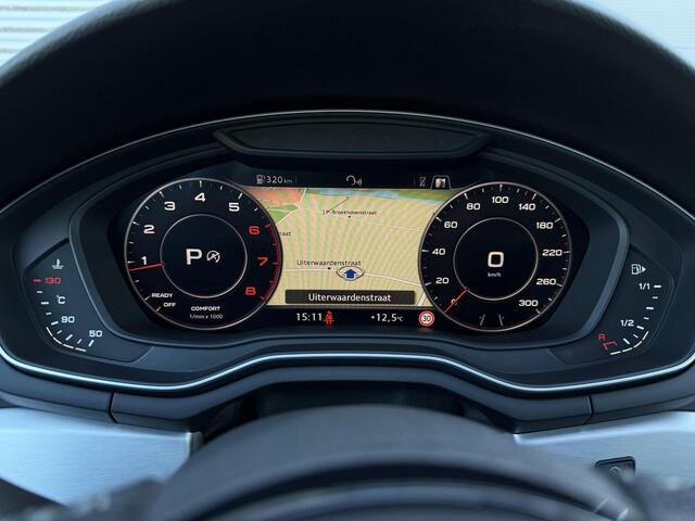 Audi A4 Avant 2.0 TFSI Ultra Sport S Line Edition Automaat 190PK ?Virtual Cockpit ?B&O Sound ?360º Camera ?Sportstoel Half Leder ?Matrix LED ?Elektrische Klep ?Navigatie Full Map ?Drive Select ?BLIS ?Climate ?Cruise ?Parkeersensoren ?Lichtmetaal 18" ?Trekhaak