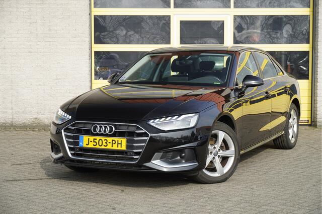 Audi A4 Limousine 35 TFSI 150PK! Automaat Business Edition BJ2020 Lmv 17" | Led V+A | Dynamische knipperlichten | Pdc | Sideskirts | App-Connect | Navi | Virtual cockpit | Climate control | Cruise control | Sportstoelen | Getint glas