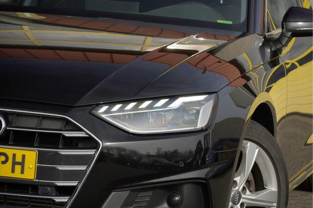 Audi A4 Limousine 35 TFSI 150PK! Automaat Business Edition BJ2020 Lmv 17" | Led V+A | Dynamische knipperlichten | Pdc | Sideskirts | App-Connect | Navi | Virtual cockpit | Climate control | Cruise control | Sportstoelen | Getint glas
