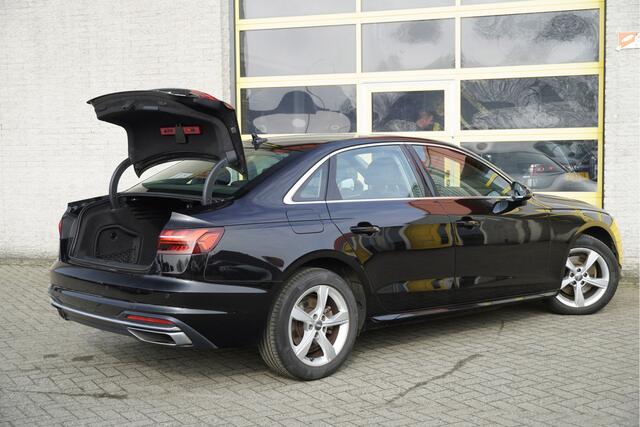 Audi A4 Limousine 35 TFSI 150PK! Automaat Business Edition BJ2020 Lmv 17" | Led V+A | Dynamische knipperlichten | Pdc | Sideskirts | App-Connect | Navi | Virtual cockpit | Climate control | Cruise control | Sportstoelen | Getint glas