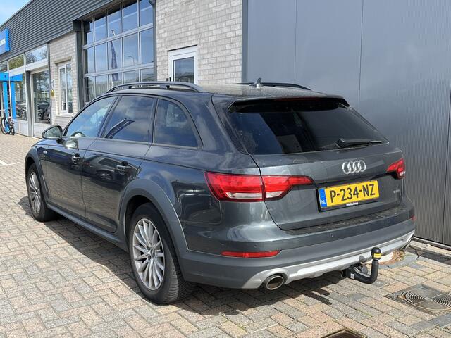 Audi A4 ALLROAD Avant 45 TFSI Quattro MHEV / AUTOMAAT/ 245PK/ TREKHAAK/ STOELVERWARM./ CRUISE CONTROL/ ELEK.ACHTERKLEP/ KEYLESS/ PARK.SENSOR.V+A/ RIJ-MODI/ VIRTUAL COCKPIT/. NAVI/ CLIMA/ LED/ 17'' LMV