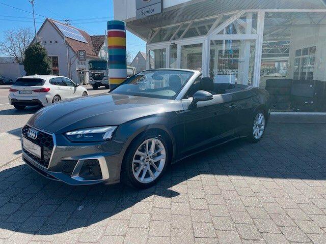 Audi A5 Cabriolet 40 Tfsi S-Tronic (150kW/204pk) ** MATRIX, LEDER, VIRTUAL, NEKVERW, 18-inch LMV, ADAPT. CRUISE ** 1e EIG - ¤ 27.500,= onder NP ** ** INFORMEER OOK NAAR ONZE AANTREKKELIJKE FINANCIAL-LEASE TARIEVEN **
