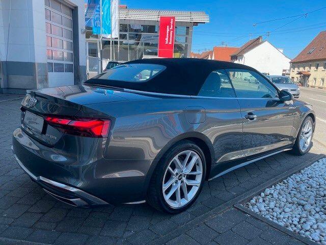 Audi A5 Cabriolet 40 Tfsi S-Tronic (150kW/204pk) ** MATRIX, LEDER, VIRTUAL, NEKVERW, 18-inch LMV, ADAPT. CRUISE ** 1e EIG - ¤ 27.500,= onder NP ** ** INFORMEER OOK NAAR ONZE AANTREKKELIJKE FINANCIAL-LEASE TARIEVEN **