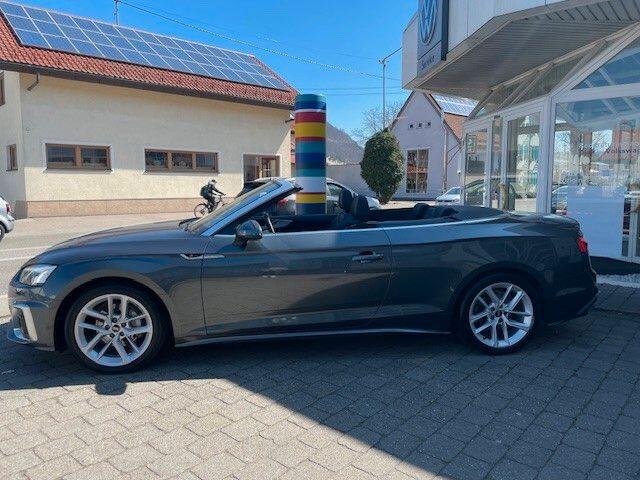 Audi A5 Cabriolet 40 Tfsi S-Tronic (150kW/204pk) ** MATRIX, LEDER, VIRTUAL, NEKVERW, 18-inch LMV, ADAPT. CRUISE ** 1e EIG - ¤ 27.500,= onder NP ** ** INFORMEER OOK NAAR ONZE AANTREKKELIJKE FINANCIAL-LEASE TARIEVEN **