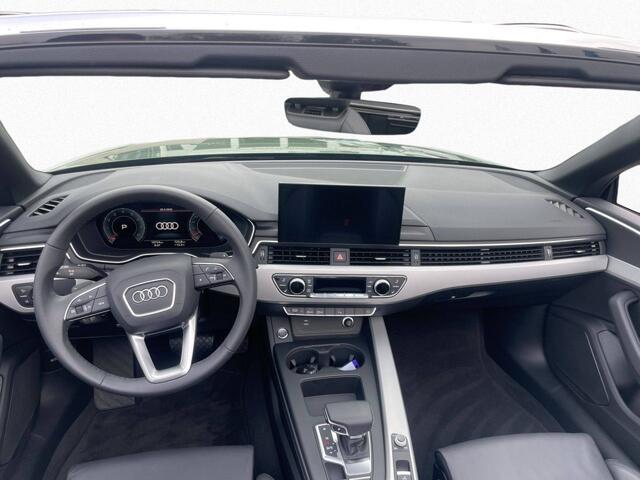 Audi A5 Cabriolet 40 Tfsi S-Tronic (150kW/204pk) ** MATRIX, LEDER, VIRTUAL, NEKVERW, 18-inch LMV, ADAPT. CRUISE ** 1e EIG - ¤ 26.300,= onder NP ** ** INFORMEER OOK NAAR ONZE AANTREKKELIJKE FINANCIAL-LEASE TARIEVEN **