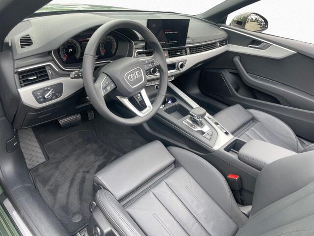Audi A5 Cabriolet 40 Tfsi S-Tronic (150kW/204pk) ** MATRIX, LEDER, VIRTUAL, NEKVERW, 18-inch LMV, ADAPT. CRUISE ** 1e EIG - ¤ 26.300,= onder NP ** ** INFORMEER OOK NAAR ONZE AANTREKKELIJKE FINANCIAL-LEASE TARIEVEN **