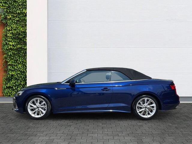 Audi A5 Cabriolet 40 Tfsi S-Tronic (150kW/204pk) ** MATRIX, LEDER, VIRTUAL, NEKVERW, 18-inch LMV, ADAPT. CRUISE ** 1e EIG - ¤ 26.300,= onder NP ** ** INFORMEER OOK NAAR ONZE AANTREKKELIJKE FINANCIAL-LEASE TARIEVEN **