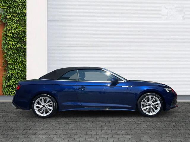 Audi A5 Cabriolet 40 Tfsi S-Tronic (150kW/204pk) ** MATRIX, LEDER, VIRTUAL, NEKVERW, 18-inch LMV, ADAPT. CRUISE ** 1e EIG - ¤ 26.300,= onder NP ** ** INFORMEER OOK NAAR ONZE AANTREKKELIJKE FINANCIAL-LEASE TARIEVEN **