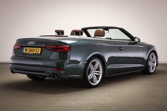 Audi A5 Cabriolet 2.0 TFSI MHEV Design Pro Line Plus | LEDER | STUURVERWARMING | DAB | CAMERA | TREKHAAK | 19"