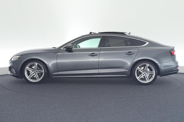 Audi A5 Sportback 40 TFSI 190pk 2x S-Line Trekhaak Panoramadak Stoelverwarming Virtual Cockpit Stuurverwarming Navigatie