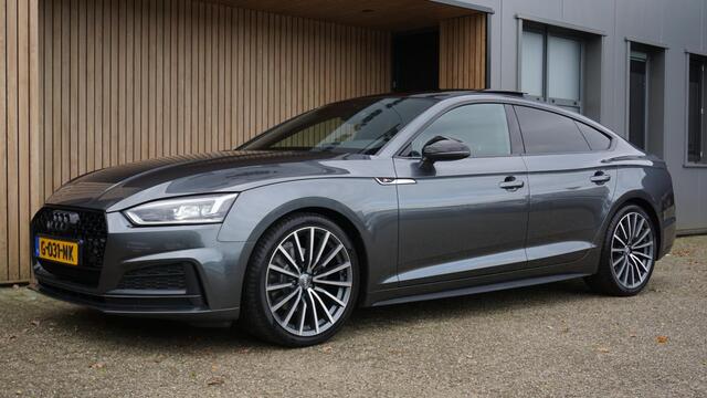 Audi A5 Sportback 2.0 TFSI 225pk 2x S-line Black edition Pano.Dak Sfeerverlichting 19inch LM Black Optik RS Grille *NL auto* Uitstraling!