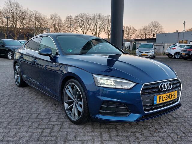 Audi A5 Sportback 2.0 TFSI 190pk Automaat Pro Line | Origineel NL | Navi | Clima | Cruise | Led Koplampen | Bluetooth Carkit+Streaming | Licht+Regensensor | Privacy Glass | 19''lm | Trekhaak