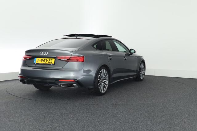 Audi A5 Sportback 40 TFSI 204pk S edition Competition Panoramadak B&O Camera Stoelverwarming Navigatie
