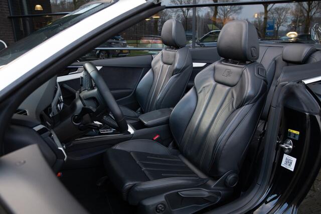 Audi A5 Cabriolet 40 TFSI S edition , Leer, Virtual cockpit, Stoel/nekverwarming,