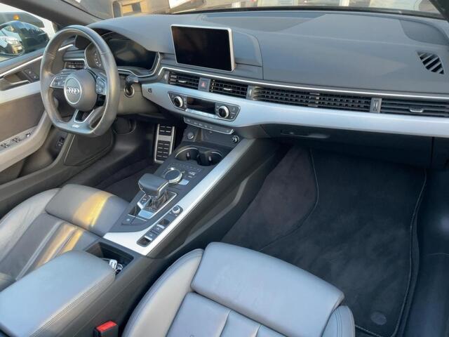 Audi A5 Cabriolet 40 TFSI S-LINE ** LED, VIRTUAL, LEDER, ACC, ALARM, ELECTR. ST, 20-inch LMV ** UNFALLFREI - Slechts 24.900km. ** ** INFORMEER OOK NAAR ONZE AANTREKKELIJKE FINANCIAL-LEASE TARIEVEN **