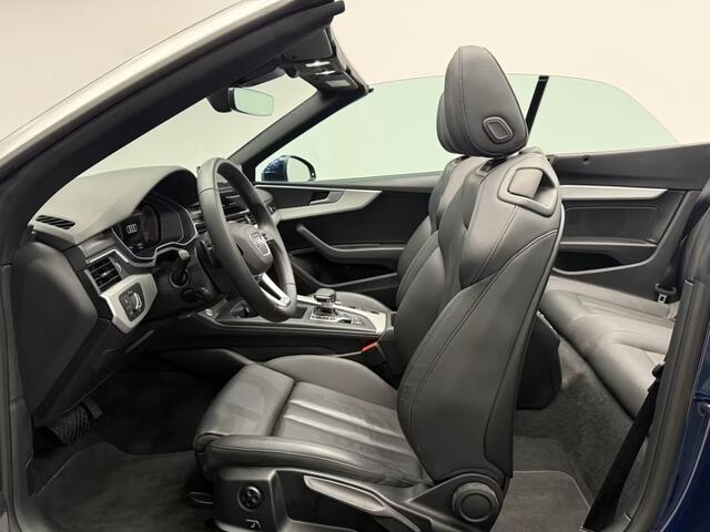 Audi A5 Cabriolet 40 Tfsi S-Tronic (150kW/204pk) ** MATRIX, LEDER, VIRTUAL, NEKVERW, 18-inch LMV, ADAPT. CRUISE ** 1e EIG - ¤ 26.000,= onder NP ** ** INFORMEER OOK NAAR ONZE AANTREKKELIJKE FINANCIAL-LEASE TARIEVEN **
