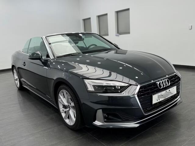 Audi A5 Cabriolet 40 Tfsi S-Tronic (150kW/204pk) ** MATRIX, LEDER, VIRTUAL, NEKVERW, 18-inch LMV, ADAPT. CRUISE ** 1e EIG - ¤ 26.200,= onder NP ** ** INFORMEER OOK NAAR ONZE AANTREKKELIJKE FINANCIAL-LEASE TARIEVEN **