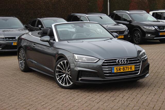 Audi A5 Cabriolet 2.0 TFSI Launch Edition / Leder / Nekverwarming / Navigatie / Parkeerhulp V+A / 19'' / Windscherm / Stoelverwarming / Cruise Control