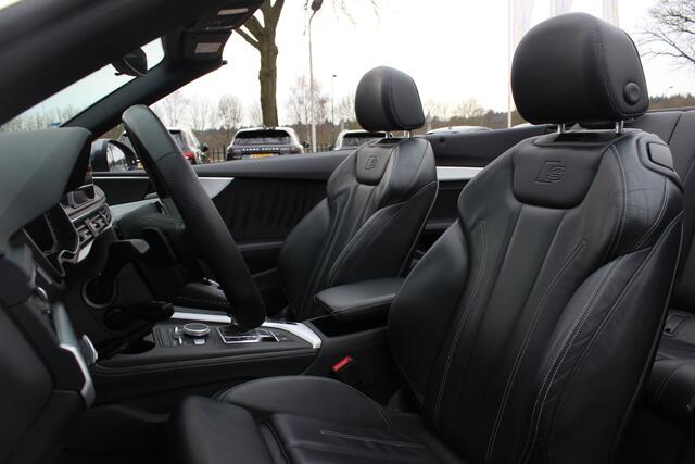 Audi A5 Cabriolet 2.0 TFSI Launch Edition / Leder / Nekverwarming / Navigatie / Parkeerhulp V+A / 19'' / Windscherm / Stoelverwarming / Cruise Control