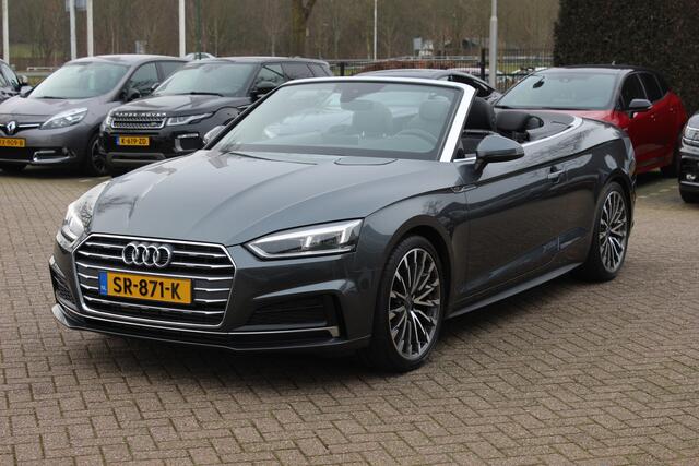 Audi A5 Cabriolet 2.0 TFSI Launch Edition / Leder / Nekverwarming / Navigatie / Parkeerhulp V+A / 19'' / Windscherm / Stoelverwarming / Cruise Control