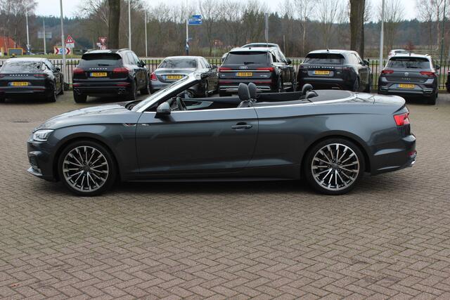 Audi A5 Cabriolet 2.0 TFSI Launch Edition / Leder / Nekverwarming / Navigatie / Parkeerhulp V+A / 19'' / Windscherm / Stoelverwarming / Cruise Control