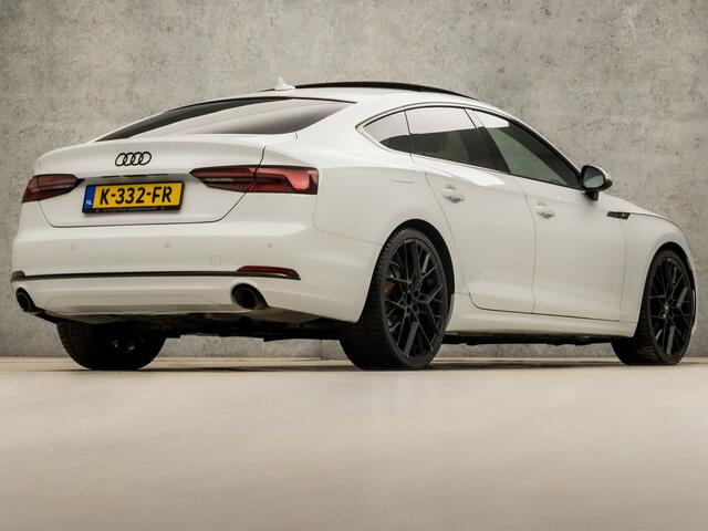 Audi A5 Sportback 40 TFSI S-Line Sport 191Pk Automaat (2X S-LINE, SCHUIFDAK, VIRTUAL COCKPIT, GROOT NAVI, SFEERVERLICHTING, STOELVERWARMING, GETINT GLAS, LED KOPLAMPEN, NIEUWSTAAT)