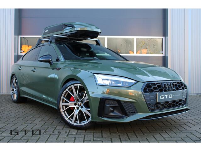 Audi A5 Sportback 40 TFSI S Edition; District Green/Bang & Olufsen/Pano/"RS" Stoelen