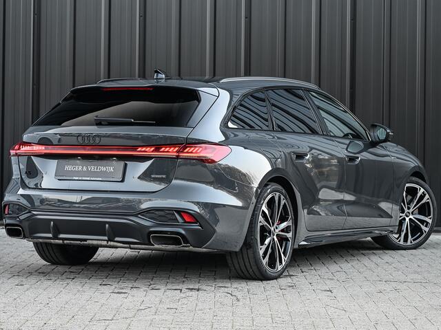 Audi A5 Avant 2.0 e-hybrid quattro S edition 368PK Competition | Nimbus grey | S-Seats | Panoramadak | B&O Sound | Head-Up | 360 Camera | Adaptvie Cruise | Trekhaak | Passagiers display |
