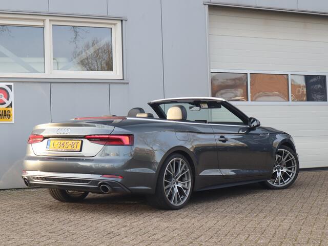 Audi A5 Cabriolet 2.0 TFSI MHEV Sport Pro Line S / Stoel & Nek verw. / B&O audio / Massage / Leder / Adaptive Cruise