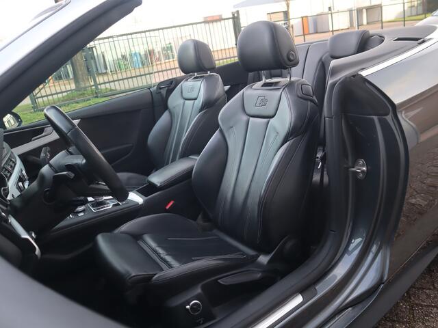 Audi A5 Cabriolet 2.0 TFSI MHEV Sport Pro Line S / Stoel & Nek verw. / B&O audio / Massage / Leder / Adaptive Cruise