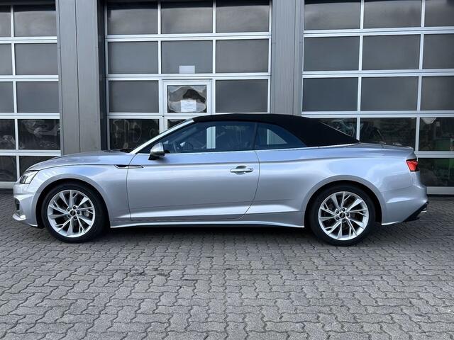 Audi A5 Cabriolet 40 Tfsi S-Tronic (150kW/204pk) ** MATRIX, LEDER, VIRTUAL, NEKVERW, 18-inch LMV, ADAPT. CRUISE ** 1e EIG - ¤ 26.800,= onder NP ** ** INFORMEER OOK NAAR ONZE AANTREKKELIJKE FINANCIAL-LEASE TARIEVEN **