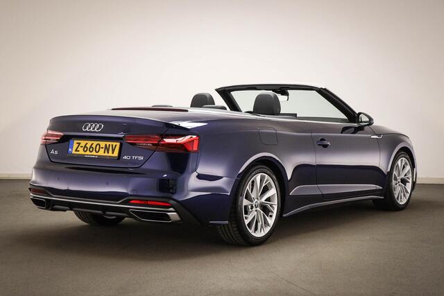 Audi A5 Cabriolet 40 TFSI Advanced Edition | ASSISTENTIE RIJDEN + PARKING- PACK | MASSAGE | NEKVERWARMING | WINDSCHERM | TREKHAAK