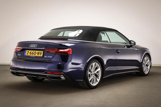Audi A5 Cabriolet 40 TFSI Advanced Edition | ASSISTENTIE RIJDEN + PARKING- PACK | MASSAGE | NEKVERWARMING | WINDSCHERM | TREKHAAK