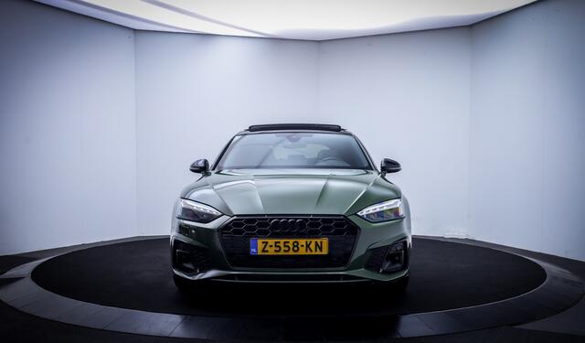 Audi A5 Sportback 40TFSI S Edition DISTRICT GREEN | SCHUIFDAK | MASSAGE | FULL.LED | CAMERA | STOEL.VW