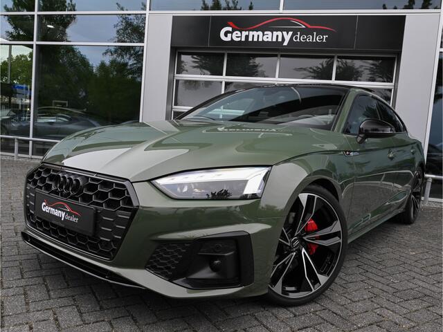 Audi A5 Sportback 40Tfsi 204pk S-Line Black optic District-Green RS-Zetels Pano Virtual B&O