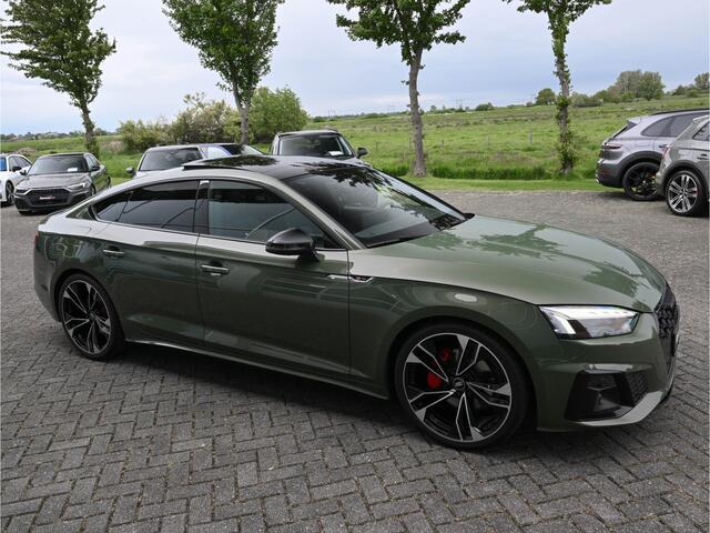 Audi A5 Sportback 40Tfsi 204pk S-Line Black optic District-Green RS-Zetels Pano Virtual B&O