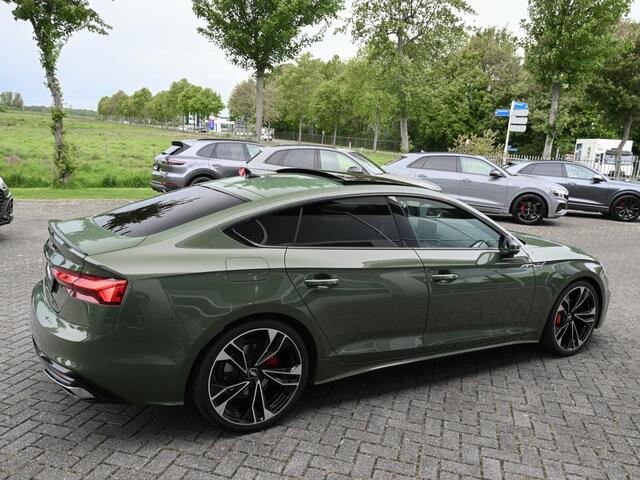 Audi A5 Sportback 40Tfsi 204pk S-Line Black optic District-Green RS-Zetels Pano Virtual B&O