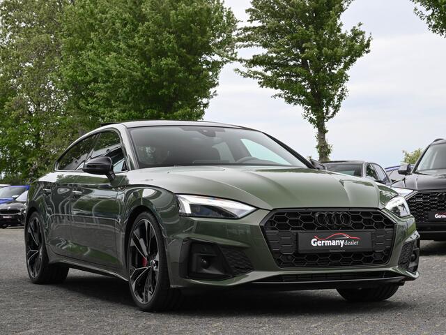 Audi A5 Sportback 40Tfsi 204pk S-Line Black optic District-Green RS-Zetels Pano Virtual B&O