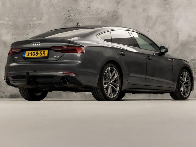 Audi A5 Sportback 2.0 TFSI Quattro S-Line Sport 252Pk Automaat (2X S-LINE, VIRTUAL COCKPIT, APPLE CARPLAY, GROOT NAVI, STOELVERWARMING, SPORTSTOELEN, GETINT GLAS, TREKHAAK, NIEUWSTAAT)