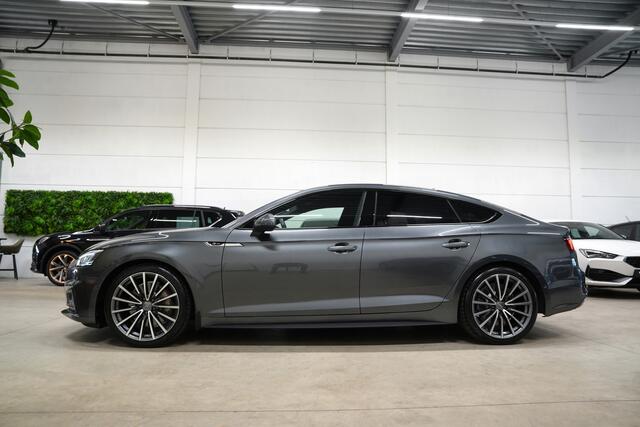 Audi A5 Sportback 45 TFSI quattro 245PK 3x S-Line * Virtual - Trekhaak - ACC - Matrix - Keyless - Blind Spot - Sfeer - App - Standkachel *
