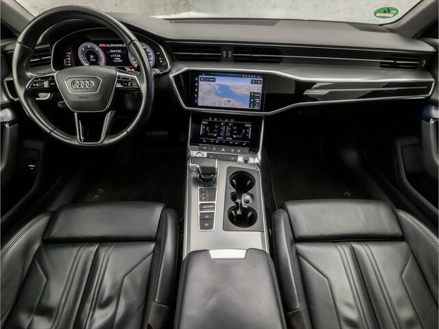 Audi A6 Avant 45 TDI quattro Sport 232Pk Automaat (6 CILINDER, PANORAMADAK, APPLE CARPLAY, GROOT NAVI, MEMORY SEATS, LEDER, TREKHAAK, CAMERA, DAB+, ZWART HEMEL, NIEUWSTAAT)