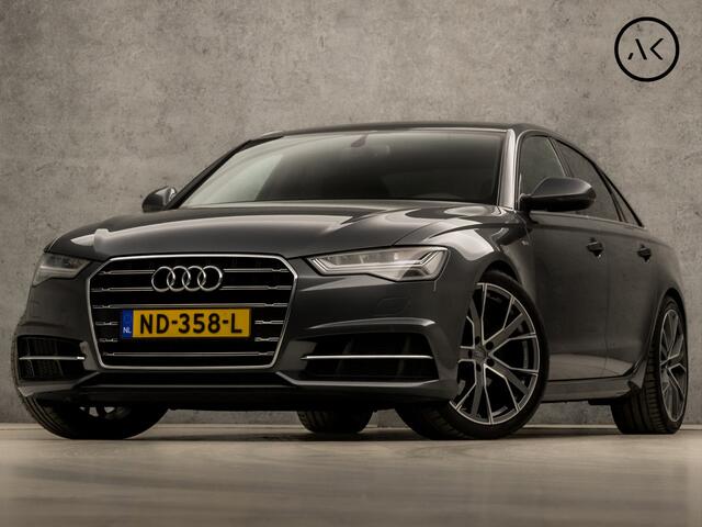 Audi A6 Limousine 2.0 TDI S-Line Sport 191Pk Automaat (2X S-LINE, GROOT NAVI, CLIMATE, LEDER, STOELVERWARMING, SPORTSTOELEN, GETINT GLAS, CRUISE, NIEUWE APK, NIEUWSTAAT)